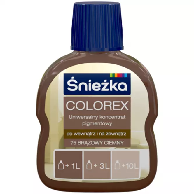 Pigment Colorex ciemny brąz 100ML