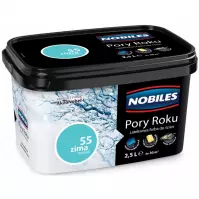 Nobiles Pory Roku Lateksowa Farba do Ścian 55 Zima Morska 2,5l