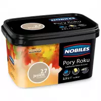Nobiles Pory Roku Lateksowa Farba do Ścian 27 Jesień Orzechowa 2,5l