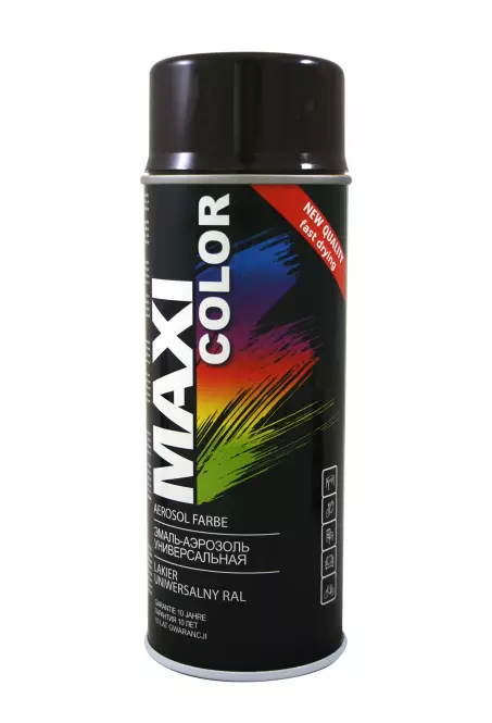 Farba w sprayu Motip Dupli Maxi Color Lakier do drewna i metalu RAL 9005 czarny 400 ml