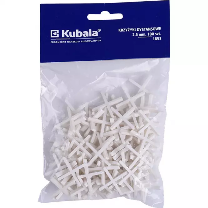 Kubala krzyżyki dystansowe do płytek 2.5 mm