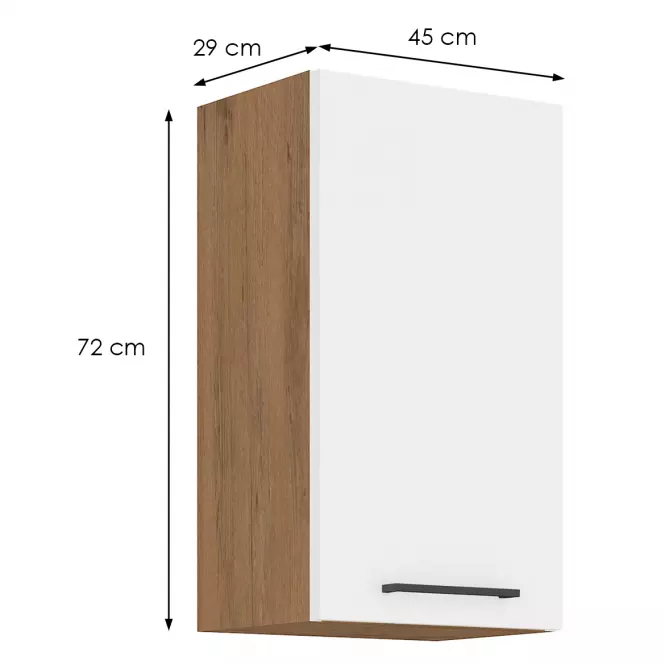 Szafka kuchenna Vigo biały HG 45G-72 1F