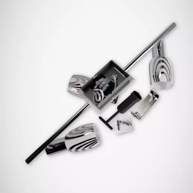 Lampa HL792N chrome LS3
