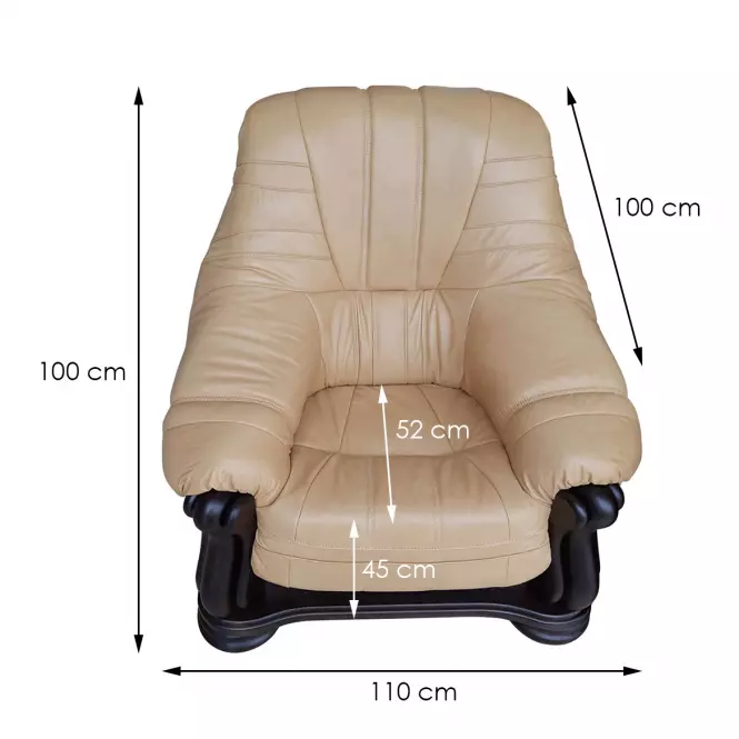Komplet wypoczynkowy Mercedes 3N21 Antique Ivor 22-66