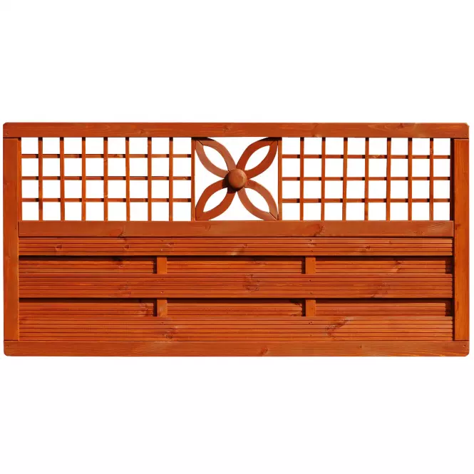 Płot Wolin z ornamentem 180x90 cm