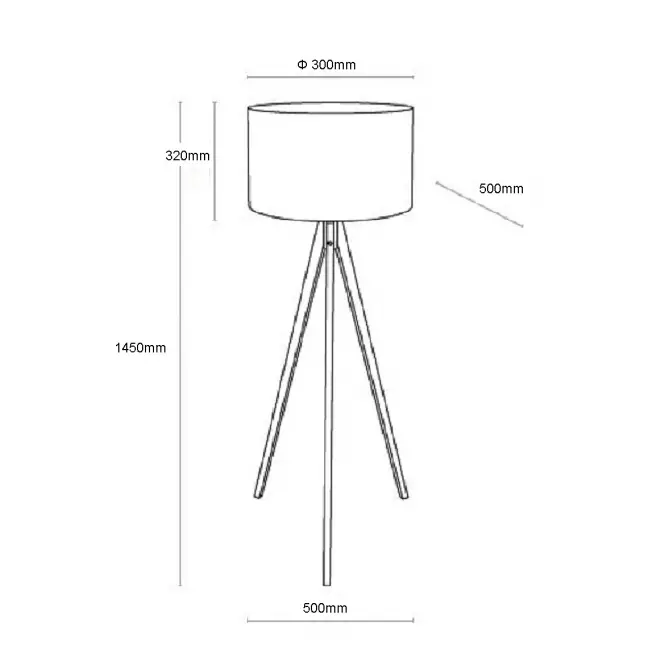Lampa Treviso 5039 czarna LP1