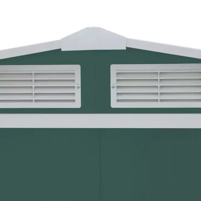 Eco metalowy domek ogrodowy 3627x3221x1961 zielony
