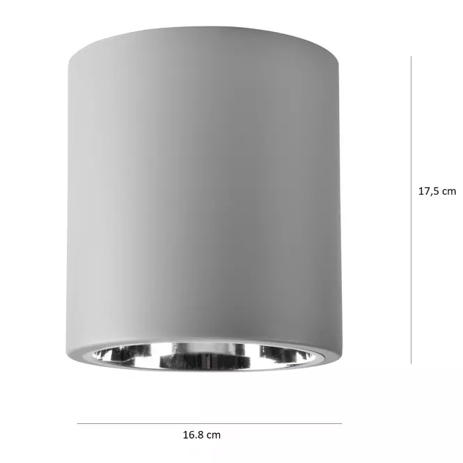 Lampa Jupiter 17 312433 szary K1