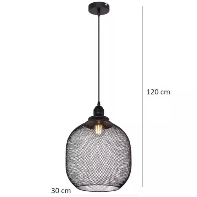 Lampa 15047H5 black LW1