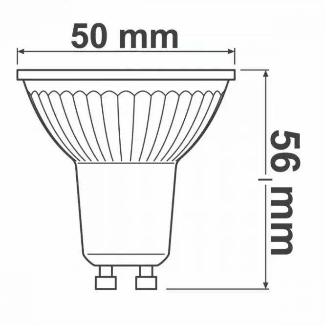 Żarówka LED OSRAM GU10 4,3W 4000K