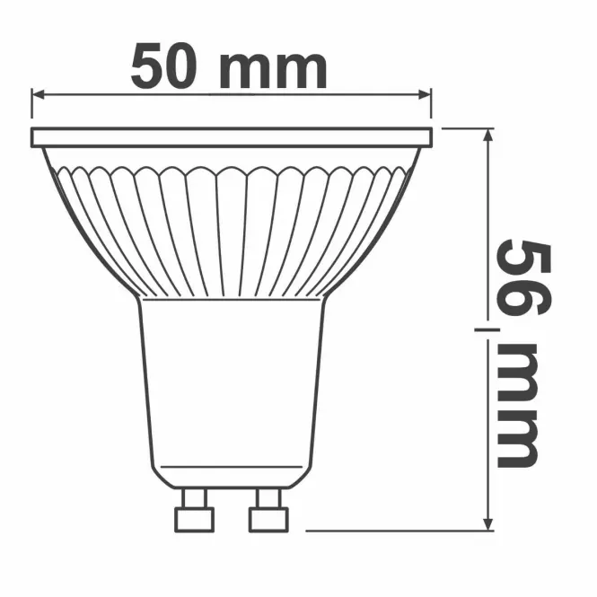 Żarówka LED OSRAM GU10 4,3W 2700K