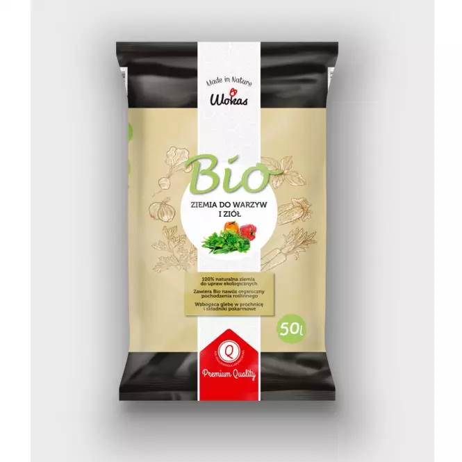 Ziemia do warzyw i ziół BIO 50L