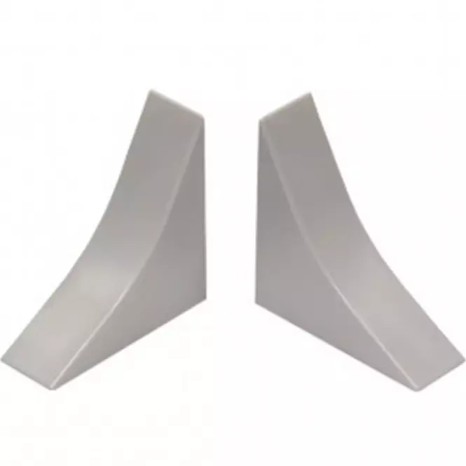 Zakończenie proste – aluminium szare LWS-064