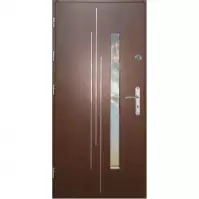Drzwi zewnętrzne WZ 62 90 L ciemny orzech
