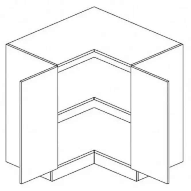 Szafka kuchenna Gardena D90N grey