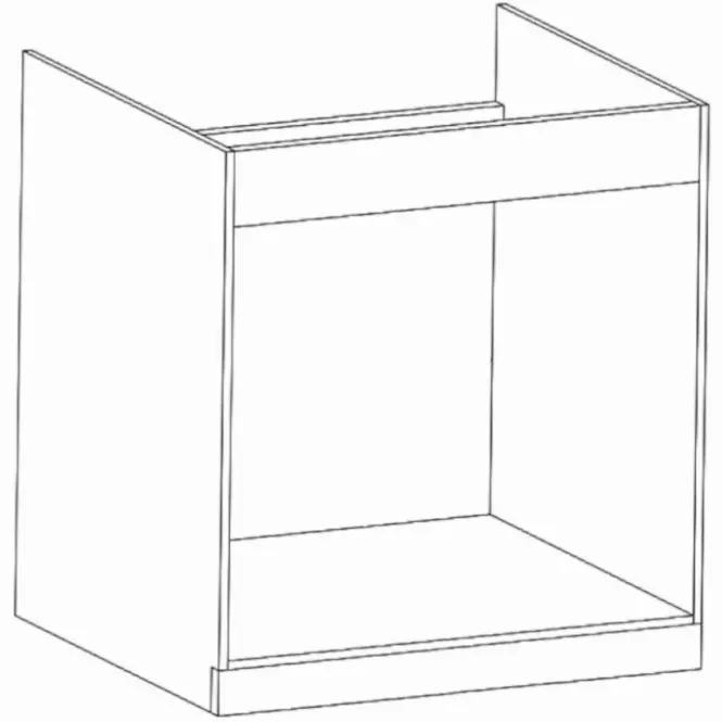 Szafka kuchenna Linea D80Z grey