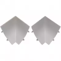 Narożnik wewnętrzny – aluminium szare LWS-064