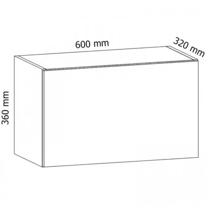 Szafka kuchenna Gardena G60KN grey
