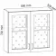 Szafka kuchenna Linea G80S grey,2
