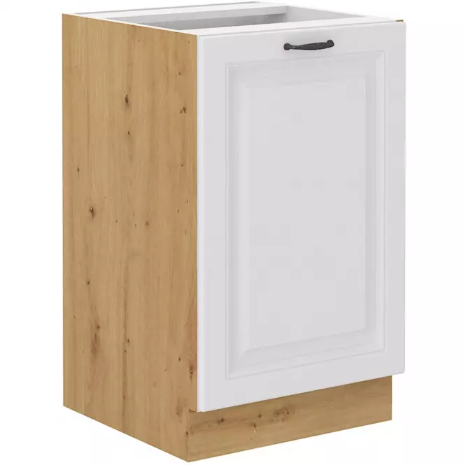 Szafka kuchenna Stilo biały mat/artisan 60D 1F BB