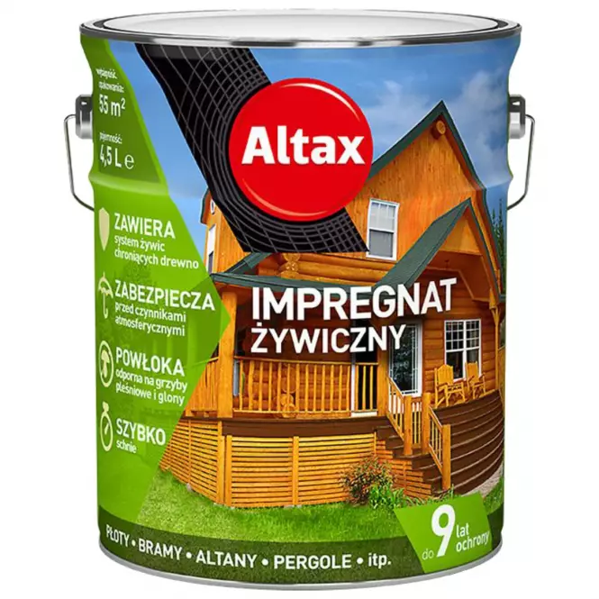 Altax Impregnat Żywiczny Dąb 4,5l