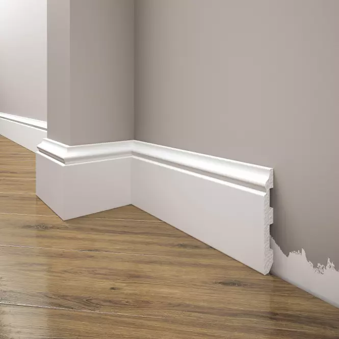 Listwa przypodłogowa Elegance LPC-07-101 biała mat