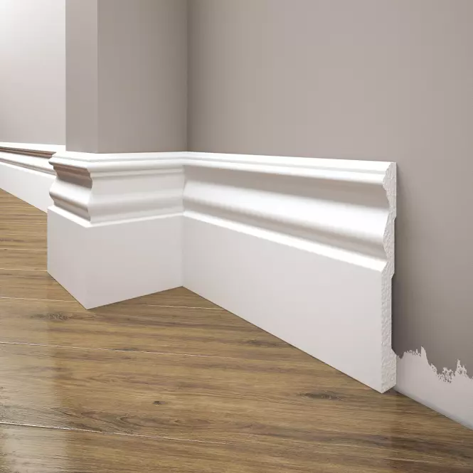 Listwa przypodłogowa Elegance LPC-09-101 biała mat
