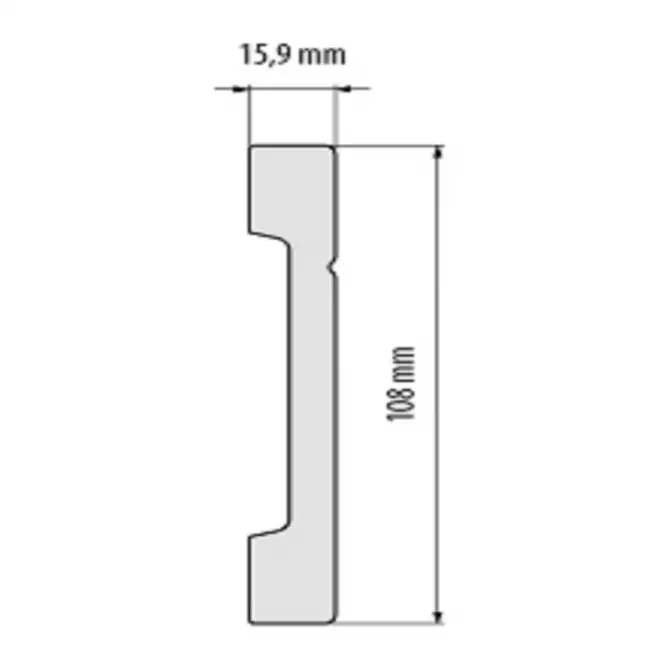 Listwa przypodłogowa Elegance LPC-20-101 biała mat