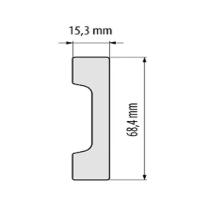 Listwa przypodłogowa Elegance LPC-23-150 szampan szczotkowany