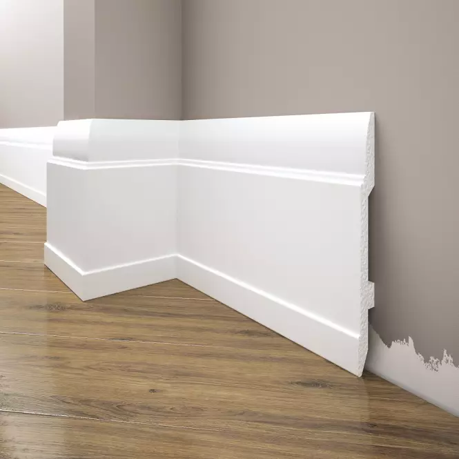 Listwa przypodłogowa Elegance LPC-25-101 biała mat