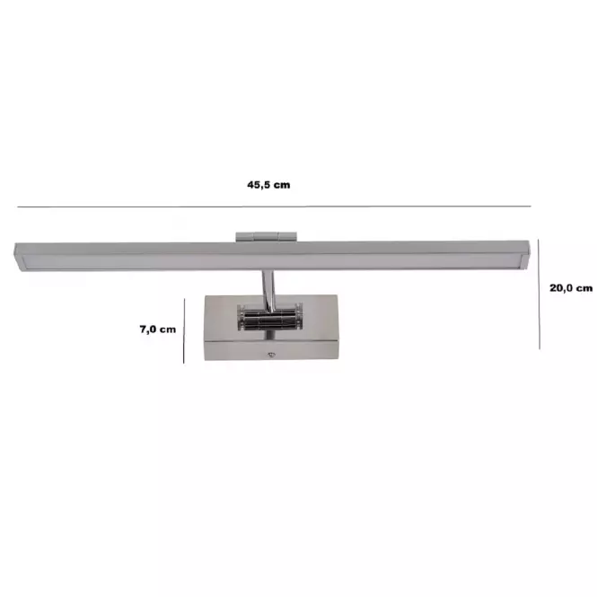 Kinkiet Goya 455 AG-G08W45 chrom 8W K1,3