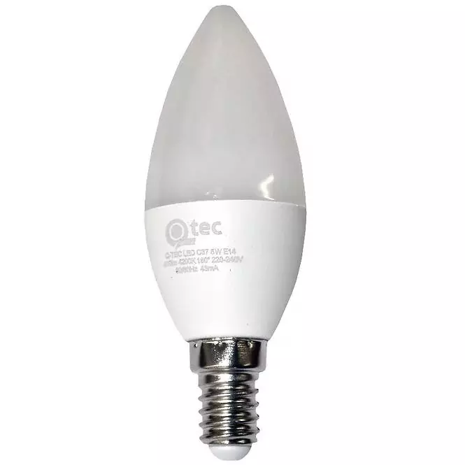 Żarówka LED QTEC C37 5W E14 2700K