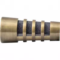 Zakończenie metalowe 19mm Verdi złoto antyk (2szt.)