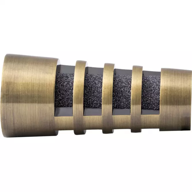 Zakończenie metalowe 19mm Verdi złoto antyk (2szt.)
