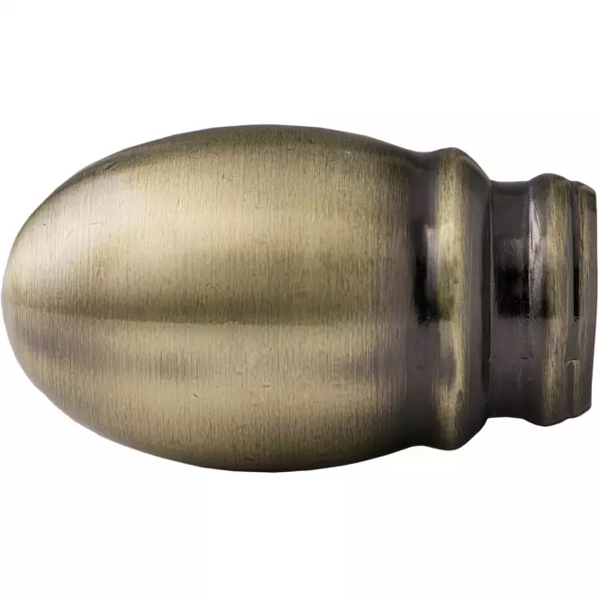 Zakończenie metalowe 19mm Aida złoto antyk (2szt.)