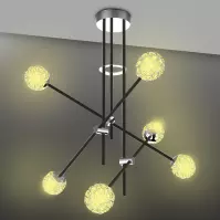Lampa A0032-360 Paksos zwis 6 X Max 5W G9 czarny