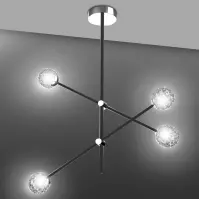Lampa A0032-341 Paksos zwis 4xmax 5W G9 LED czarny