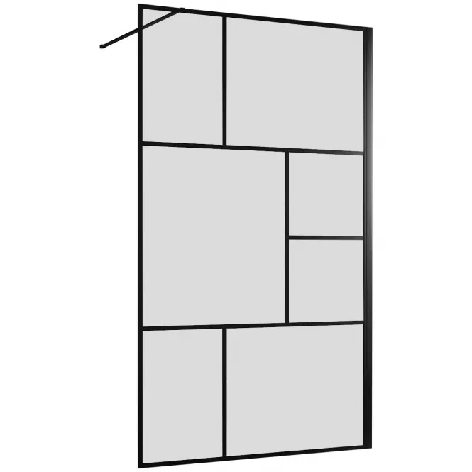 Ścianka WALK-IN NOTTE 100X195 czarna