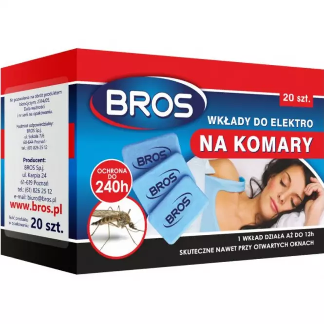 BROS - wkłady do elektro na komary 20szt