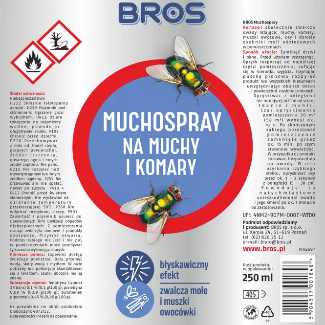 BROS - muchospray 250 ml