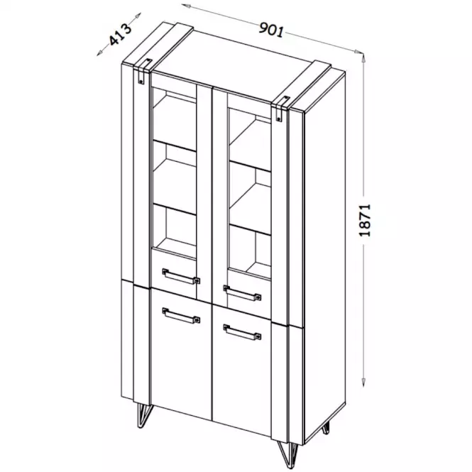 Witryna Lofter LO3,2