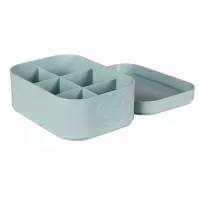 Organizer cloe przegr. 15x11x7cm miętowy