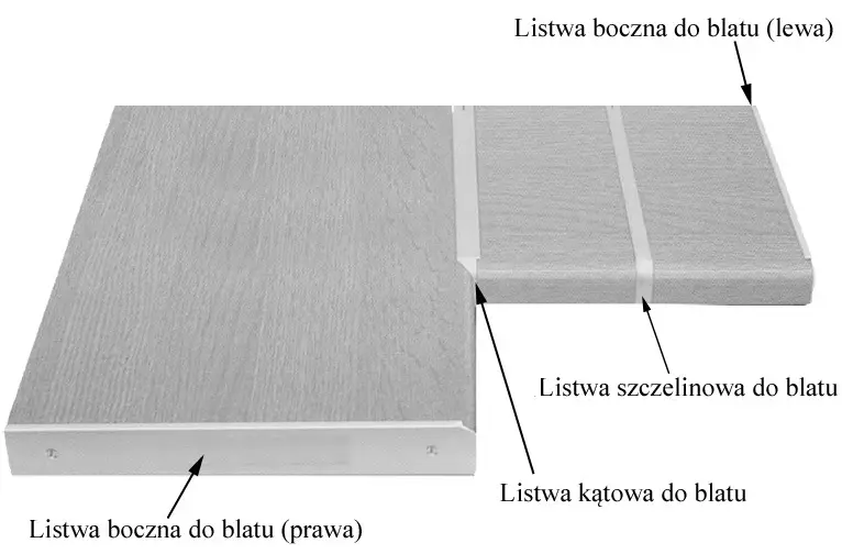 Listwa Alu Kątowa Egger 38