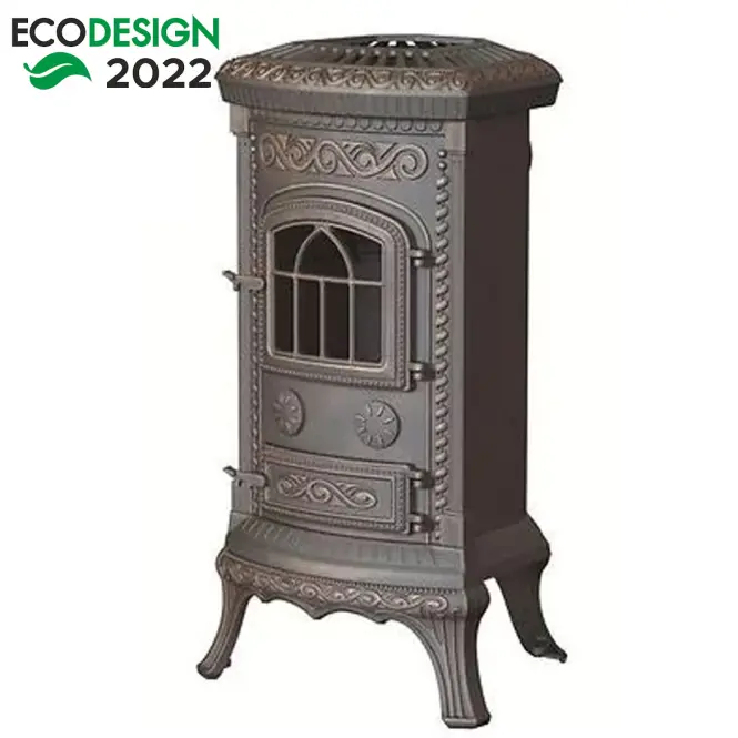 Piec żeliwny Plato patyna 6kW