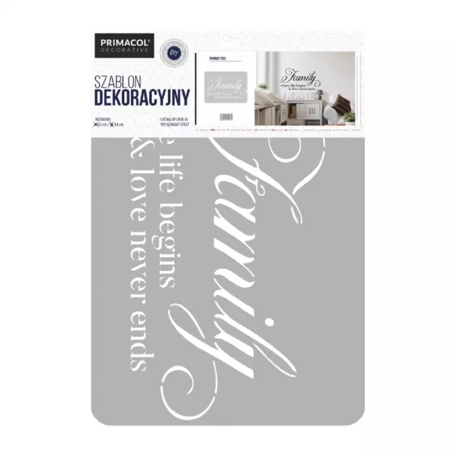 Szablon Dekoracyjny XXL nr 93 Family