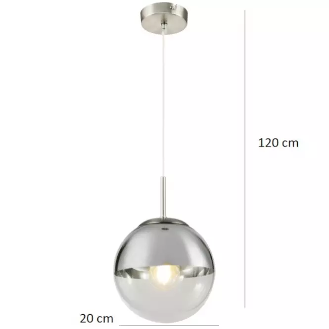 Lampa  15851 chrom LW1