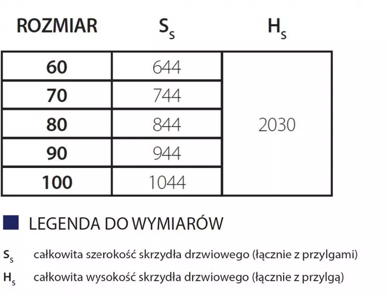 Drzwi wewnętrzne Trim.W 70P Biały lakier,3