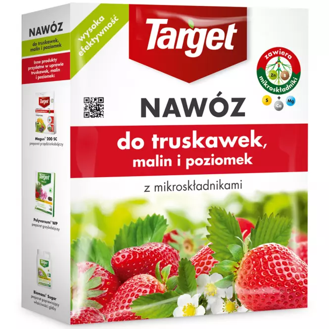 Nawóz do truskawek, malin i poziomek z mikroskładnikami 1 kg