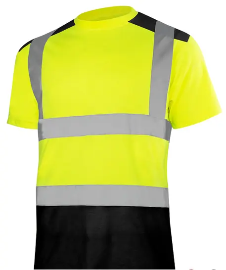 Koszulka t-shirt z pasami odblaskowymi M