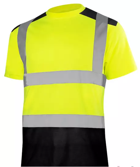 Koszulka t-shirt z pasami odblaskowymi XXL